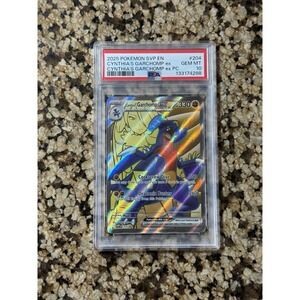 2025 POKEMON SVP PROMO EX PREMIUM COLLECTION #204 CYNTHIA'S GARCHOMP EX PSA 10